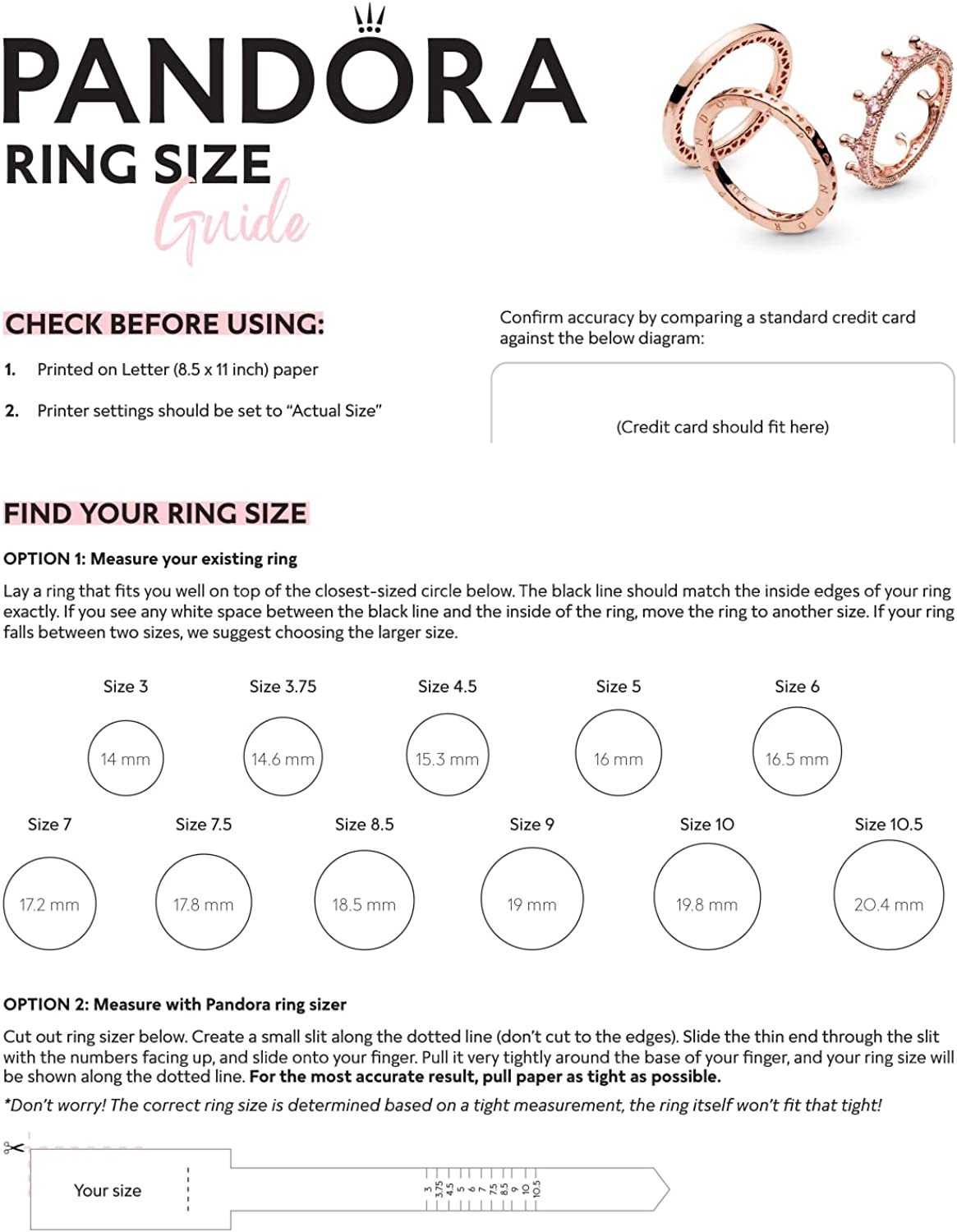 PANDORA Jewelry Elegant Sparkle Cubic Zirconia Ring in Rose - Image 8